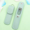 6pcs Ear Wax Picker Kit Health Care Curette Earpick Household Tool (Green) Newly