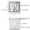 Mini Digital Thermometer Hygrometer Indoor Room Temperature Humidity Meter~