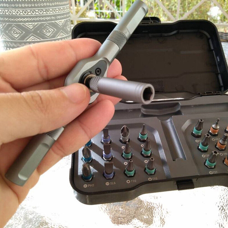25pcs 24 in 1 Multipurpose Screwdriver Bit Set Magnetic Labor Saving Head Newly