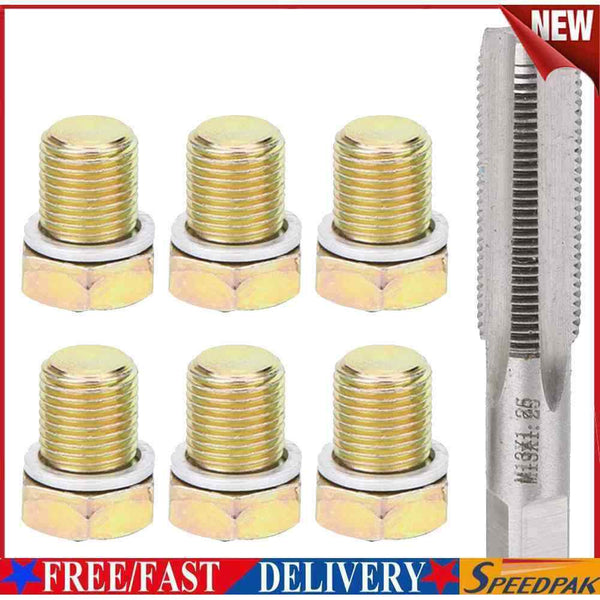 M13x1.25mm Oil Pan Drain Sump Plug Key Thread Repair Tools Kit Car Auto Par #F