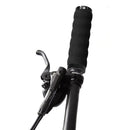Bicycle Sponge Lock Handlebar Grips Soft Mountain Bike Handle Cover (Black)