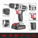 NELNISSA ordless screwdriver Set with 18V Li-Ion batteries and accessories Set