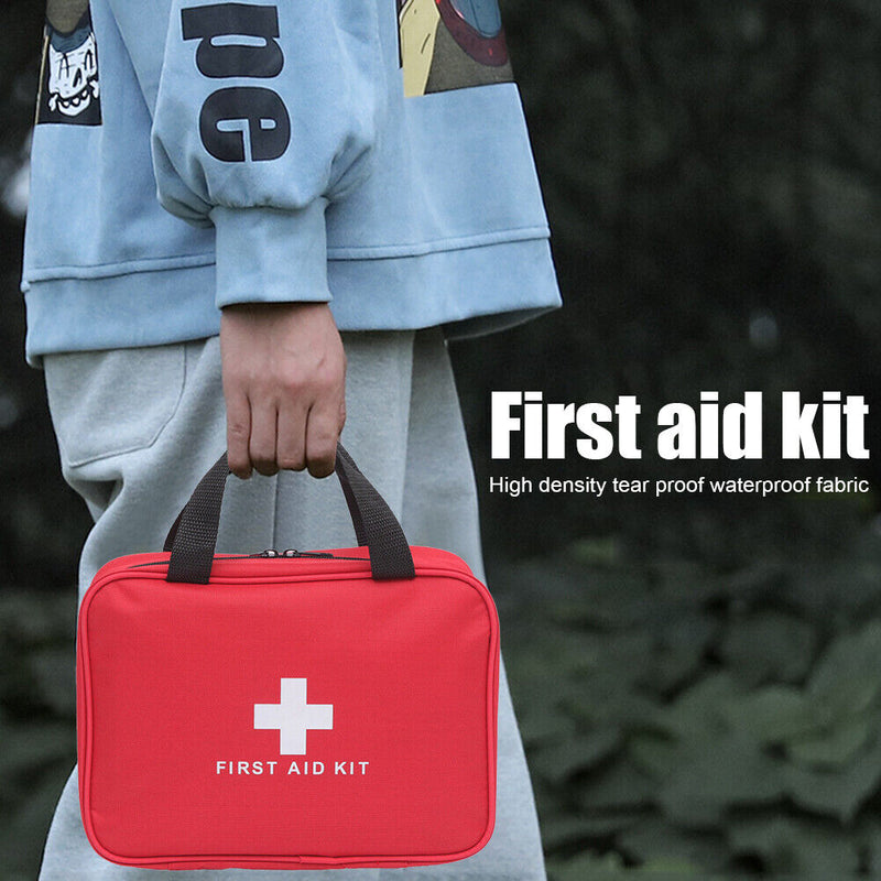 Large Handheld First Aid Kits Pouch Multi-Layer Portable Medical Kit Bag Newly
