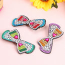 3pcs DIY Full Drill Diamond Painting Hair Clip Bow Love Women Hairpins Jewelry