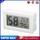 Mini Digital LCD Temperature Humidity Meter Thermometer Hygrometer (White)