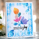 Transparent Silicone Flower Seal Embossing Tools Metal Paper Cut Card Molds