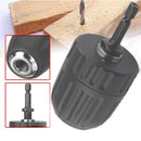 0.8-10mm Keyless Drill Chuck Screwdriver Impact Driver D0U3 Adaptor U7Z2 K6B7