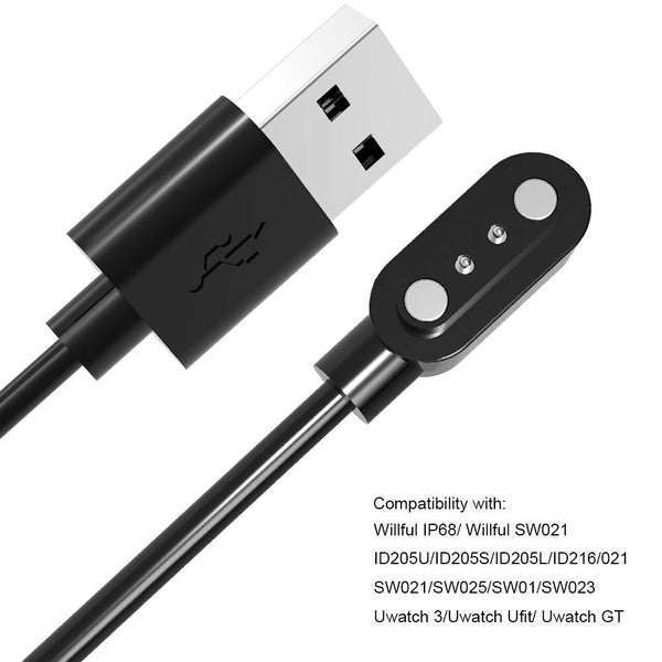 Watch Power Cord Replacement Cable For ID205U/Willful IP68 SW023//Uwatch 3