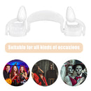 Halloween Vampire Teeth Silicone White Sharp Stretching Vampire Fangs Prop Newly