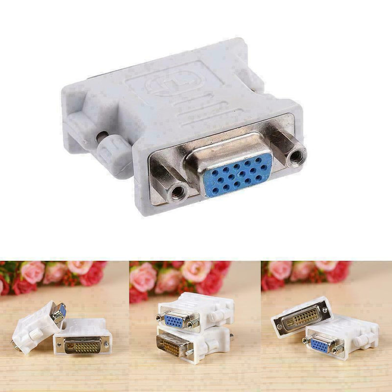 DVI D 24+1 zu/auf VGA Digital Adapter D Sub PC TFT F1R P3 Monitor Stecker L3U0