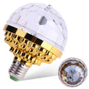 6W Rotating Crystal Magic Ball RGB LED Stage Light Bulb for Disco Party DJ Newly