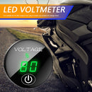 Car DC 5-48V Panel Voltmeter Touch Switch Battery Capacity Tester (Green) Newly