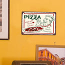 Weatherproof Retro Chic Gourmet Advertisement Sign Iron Painting for Home Room