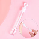 Water Container Xmas White Container Bubble Bottles Empty Love Heart Shape