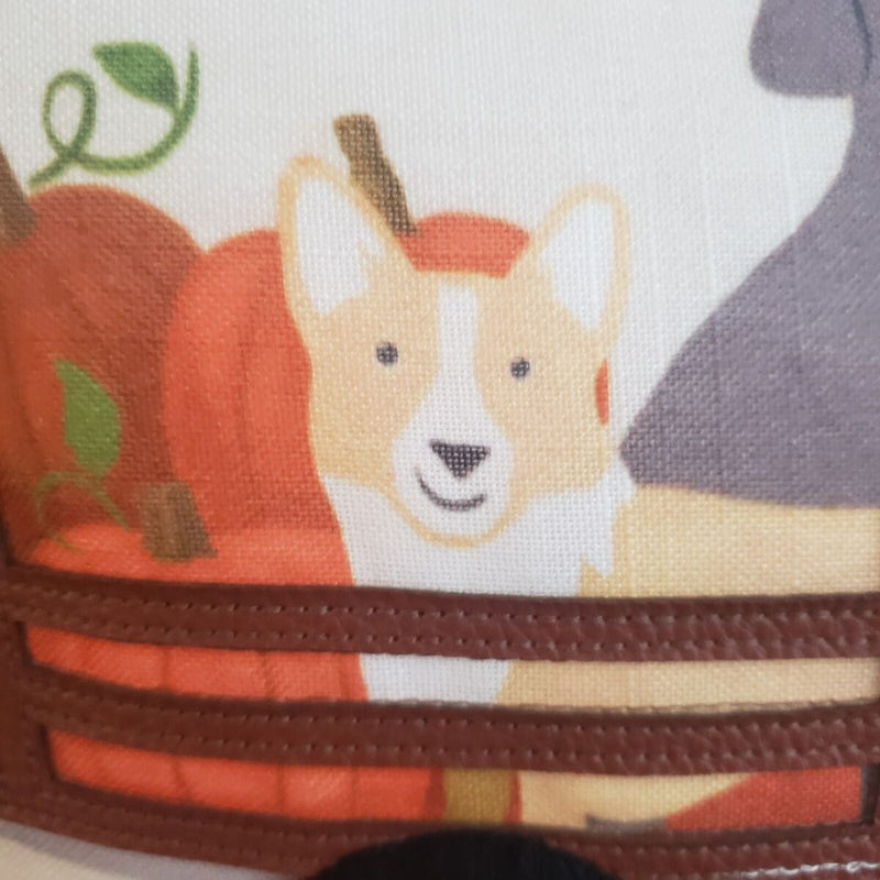 20" Isaac Mizrahi Fall Corgi Dachshund Golden Retriever Dog Lumbar Throw Pillow
