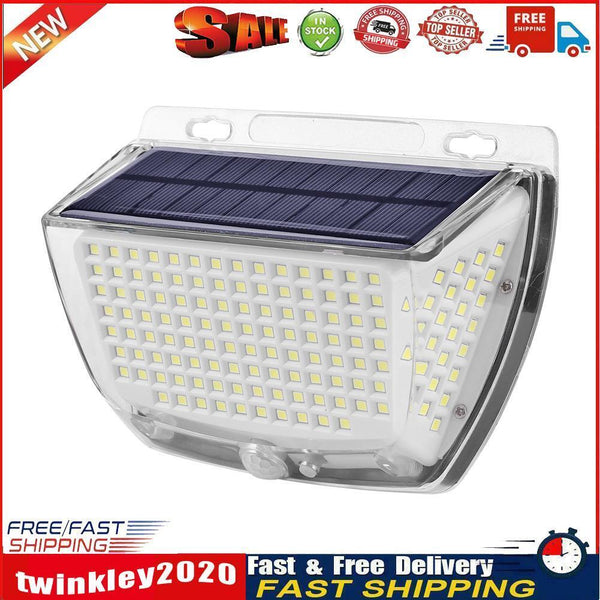 160LED Solar Wall Lamp Waterproof Motion Sensor Outdoor Yard Decor Light Newly
