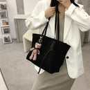 Retro Women Shoulder Bag Commuter Totes Large Capacity Travel Shopper Handbag