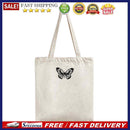 Fashion Women Butterfly Printing Canvas Shoulder Bag Casual Large Tote Handbags