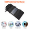 Foldable 10.5W USB Solar Panel Charger Outdoor Mobile Power Battery Chargin