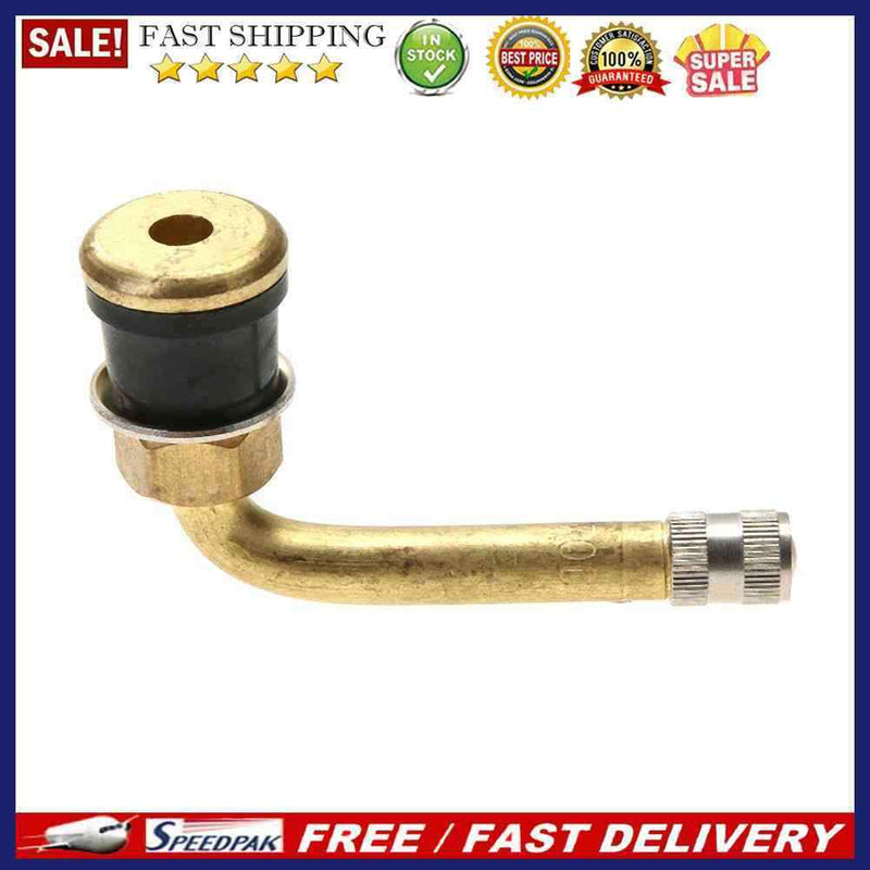 Universal TR570C Brass Truck Wheel Tubeless Tire Valve Stem Snap-in 90 Bend
