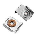 Bathroom Supply Fix Clip Hanging Holder Glass Clamp Mirror Cabinet Bracket