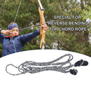 Portable Archery Stringer Recurve Compound Bow String Install Auxiliary Rope