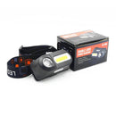 Head Lamp Flashlight, COB LED Headlight USB Rechargeable Flashlam