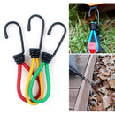 3pcs Camping Tent Elastic Rope Buckle High Elasticity Fixed Bundle Straps Hook