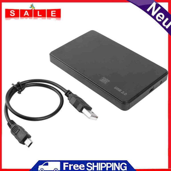 2.5 inch Hard Disk Case SATA USB2.0 External Hard Disk Tool Free HDD Enclosure