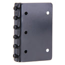 Hardtail Bridge Top Load 65mm Electric Guitar Bridge with 5 Screws (Black)