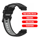 22mm Smart Watch Band for Garmin Forerunner 220 230 Straps (Black Grey) Newly