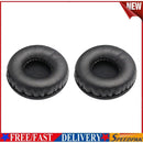 2x 75mm Headphones Earpads Soft PU Foam Round Replacement Cushions