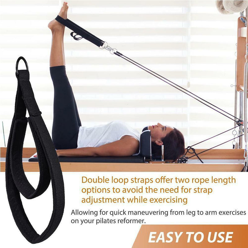 Double Loop Padded Straps Reformer Straps Pilates Straps Yoga Straps