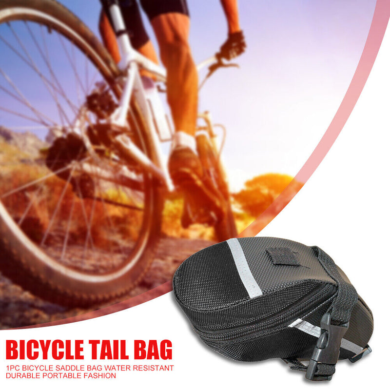 Portable Reflective Bike Saddle Bag Pannier Bicycle Cycling Rear Seat Pouch