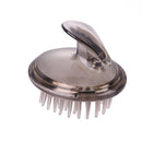 Silicone Shampoo Shower Bath Brush Head Scalp Massager Hair Dandruff Scrubber