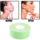 Face Kinesiology Tape Beauty Lift Up Wrinkles Reducer Tape Roll (Green) Newly