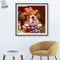 5D DIY Full Drill Diamond Painting Gambler Dog Cross Stitch Needlework Decor