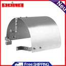 Metal Racing Car Cold Air Intake 2.5-5 inch Neck Cone Filter Heat Shield Cover