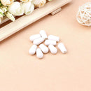 10pcs 4mm Plastic Guitar Toggle Switch Tip for LP Electric Guitar(White) Newly