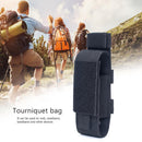 Nylon Flashlight Holster Molle Pouch for Outdoor (Black) Tourniquet Bag