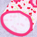 Spring Summer Puppy Small Dog Vest Clothes Pet Shirt (Cherry  Red)(XS)
