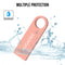 Mini Metal USB 2.0 Flash Drive 64GB 32GB 16GB 8GB 4GB Pendrive (4G)(Pink)