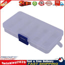 10 Compartments Portable Transparent Plastic Fishing Lure Storage Box Case Newly