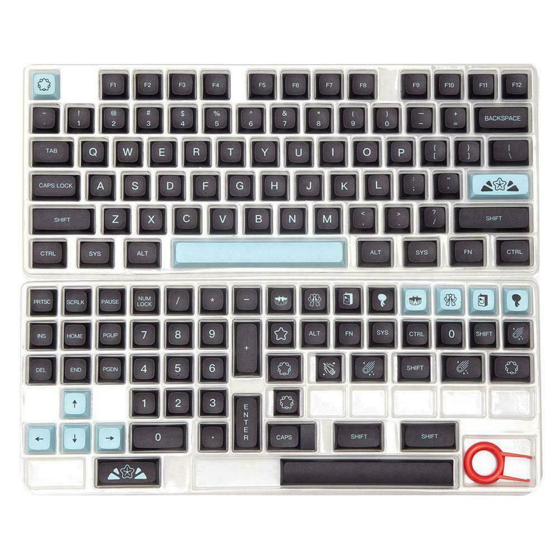 Highly Black Five-sided Sublimation PBT Fit 64 68 84 87 75v2 98 104 A6O0