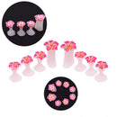 8pcs/set Silicone Toe Separator Salon Polish Manicure Pedicure Tool(Pink) Newly