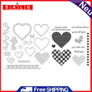 Heart Flower Embossing Seal Stamp Cutting Dies Stencils DIY Scrapbooking Card