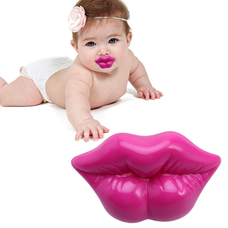 Silicone Funny Baby Pacifier Sexy Kiss Rose Red Lip Infant Pacifier Newly