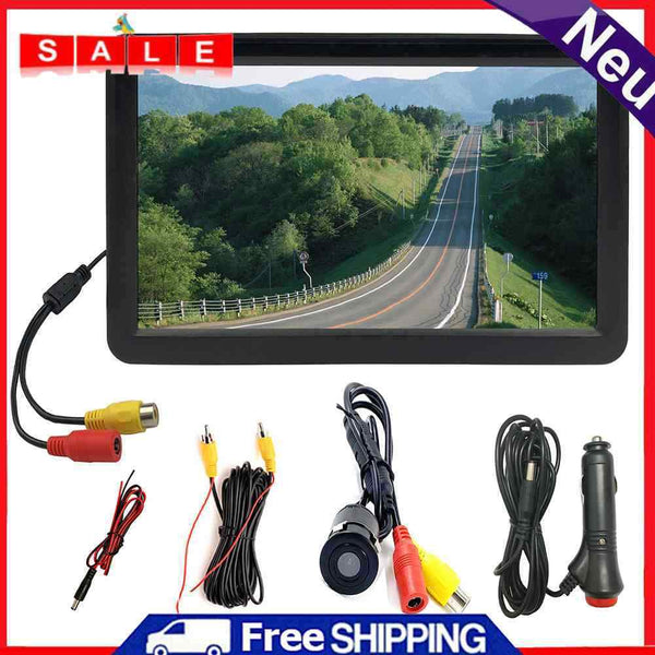 Car Parking Rear View Display with Camera TFT LCD HD Video Security 16/9 Monitor