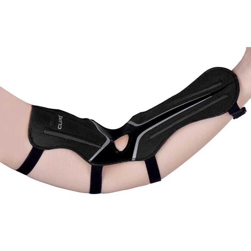 #A Adjustable Arm Guard Brace Protection Archery Bow Arrow Forearm Protector Sle