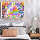 5D DIY Canvas Full Drill Color Parrot Diamond Painting Rhinestone Picture Crafts